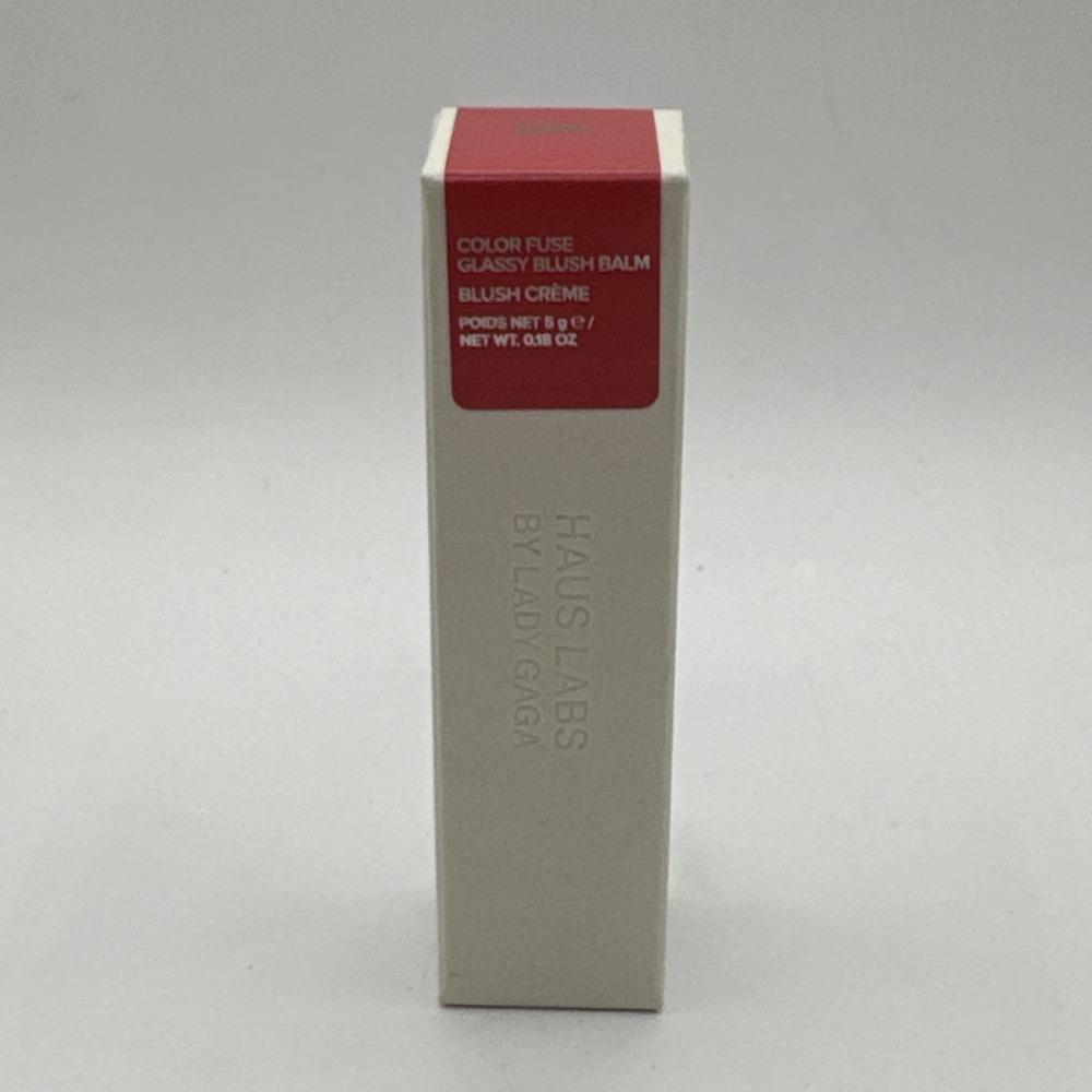 Haus Labs by Lady Gaga Color Fuse Glassy Blush Balm Glassy Rosette NIB